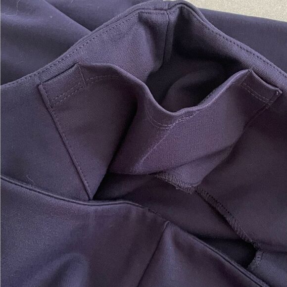 Fabletics Navy Ponte Skinny Zip Split Pant Size XXL - Picture 7 of 11